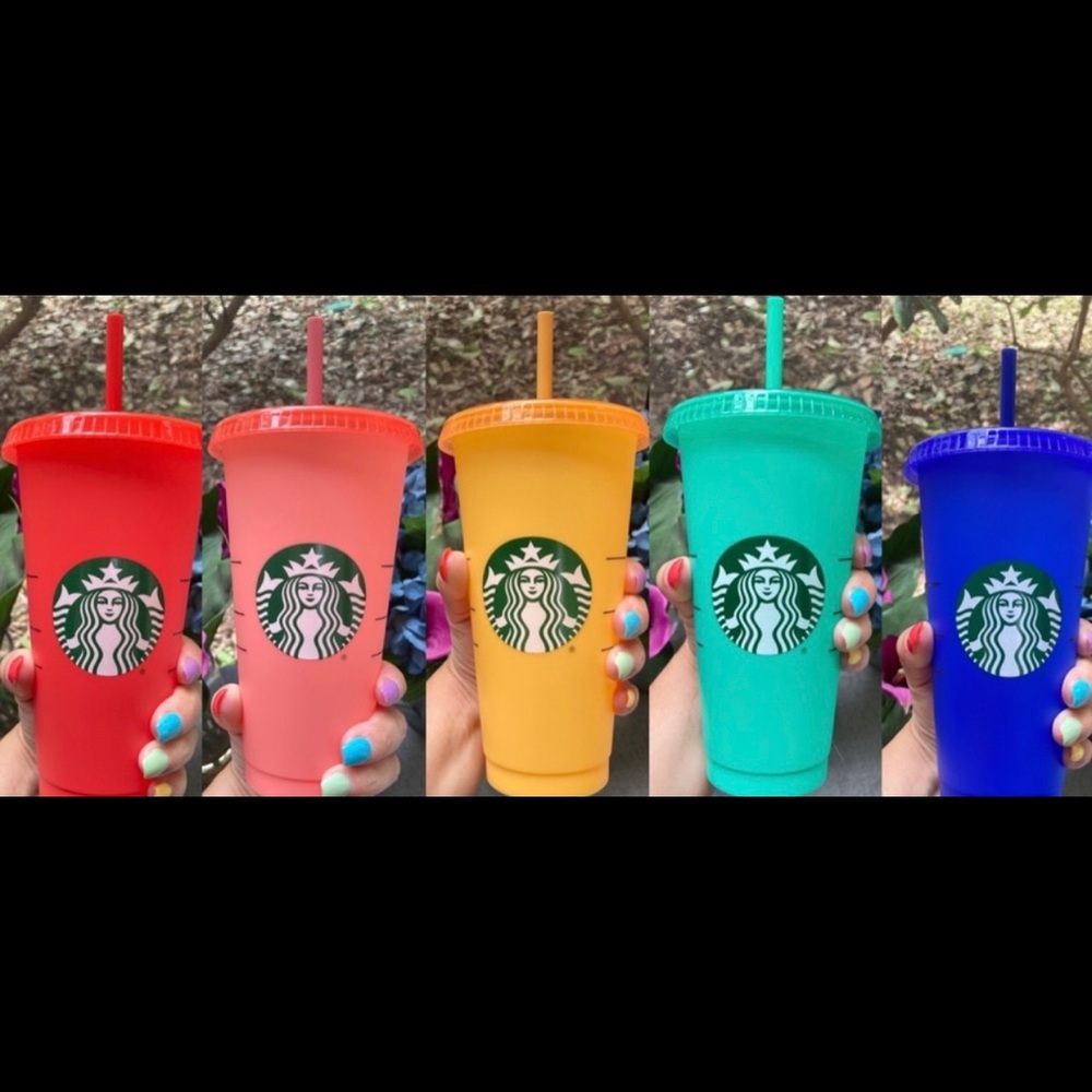 Starbucks reusable color changing cup